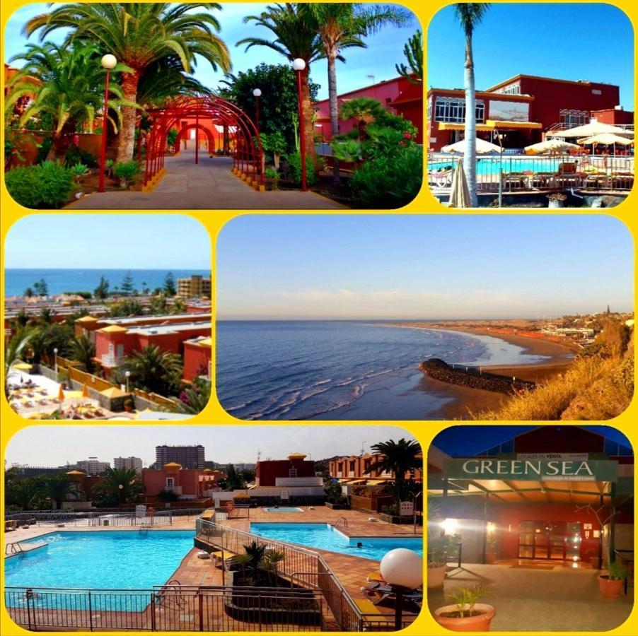Green Sea Top Bungalow jardin Apartment Maspalomas  Bagian luar foto